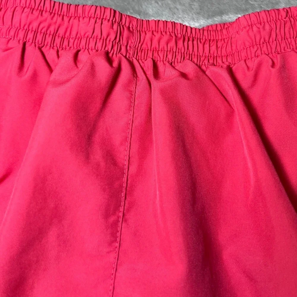 Nike Womens Size Medium Dri-FIT Running Shorts Pink‎ White Purple Athletic Gym